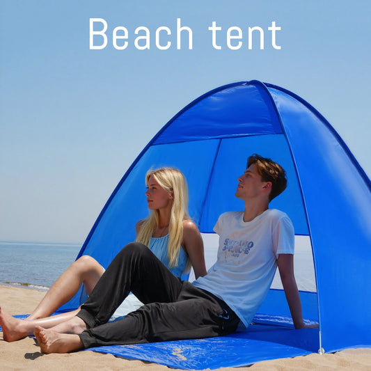 Pakicetus Pop Up Beach Tent With Handbag, Compact Folding Design