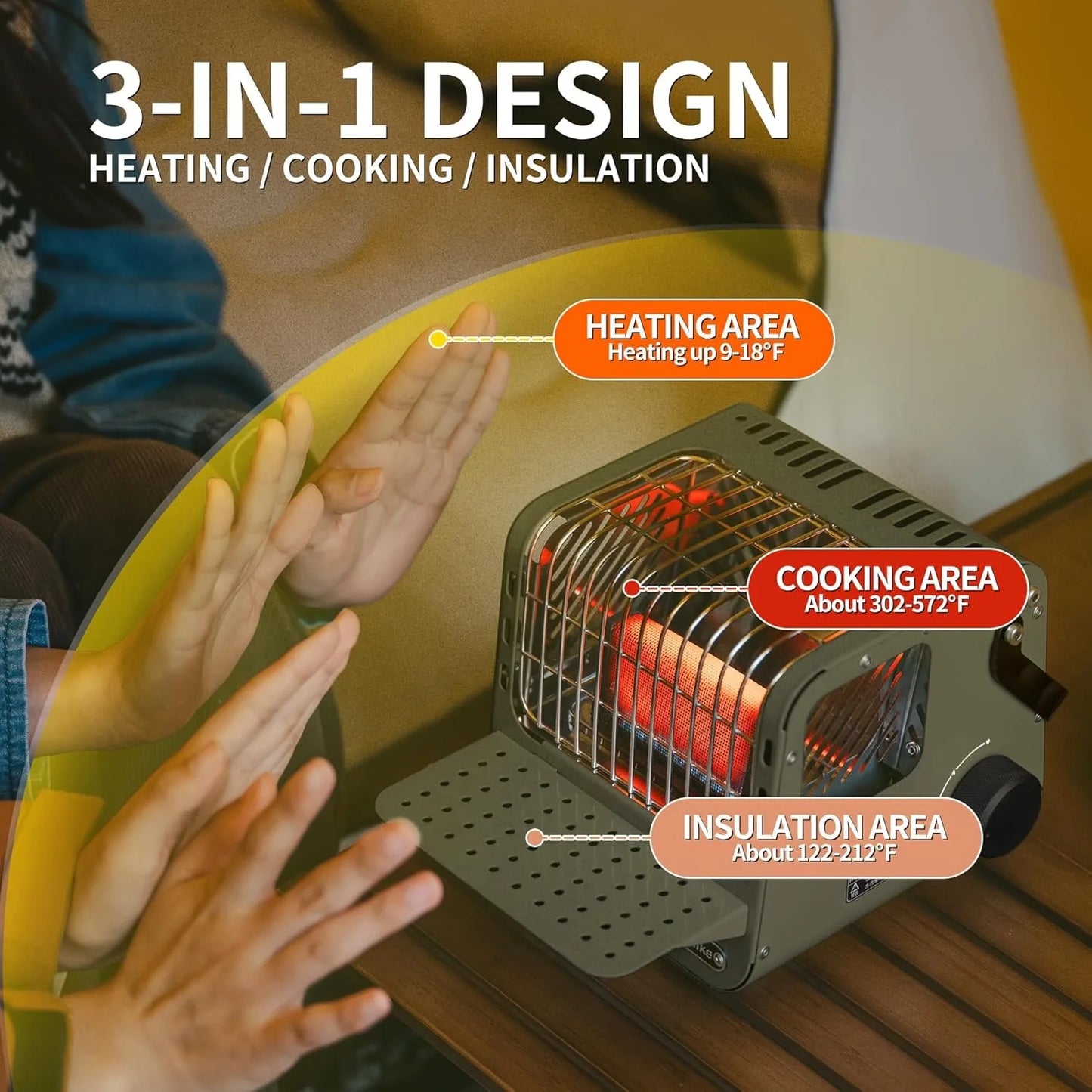 Naturehike Camp Heater Portable Space Heater For Indoor And Outdoor Camping