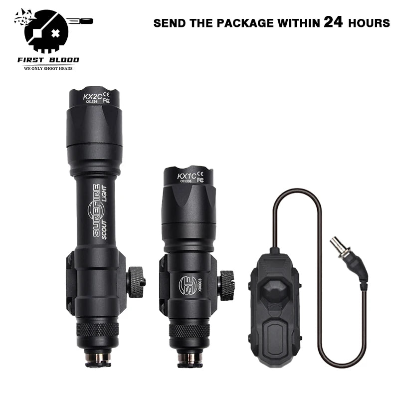 Surefire Tactical M300M600 Flashlight With AXON Switch Picatinny Rail