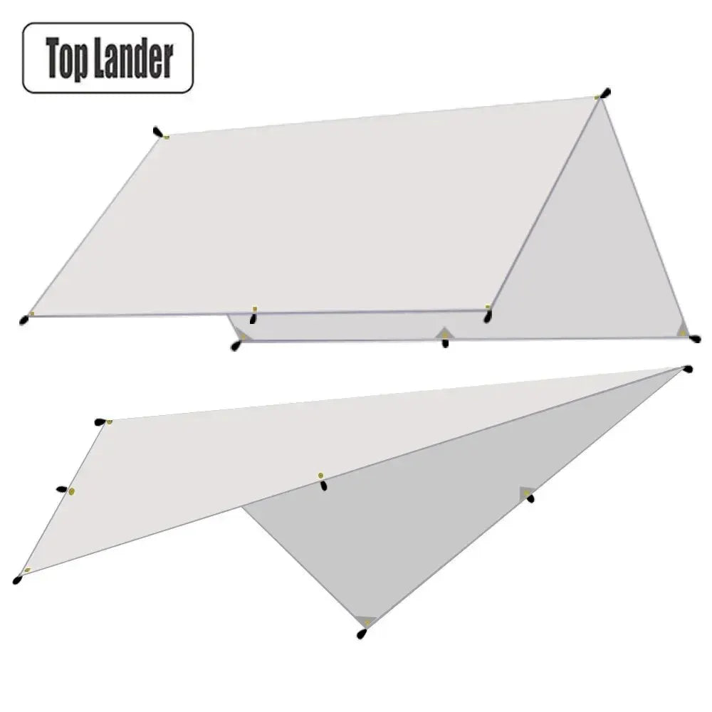 Top Lander Camping Tarp Waterproof Sun Shelter Outdoors