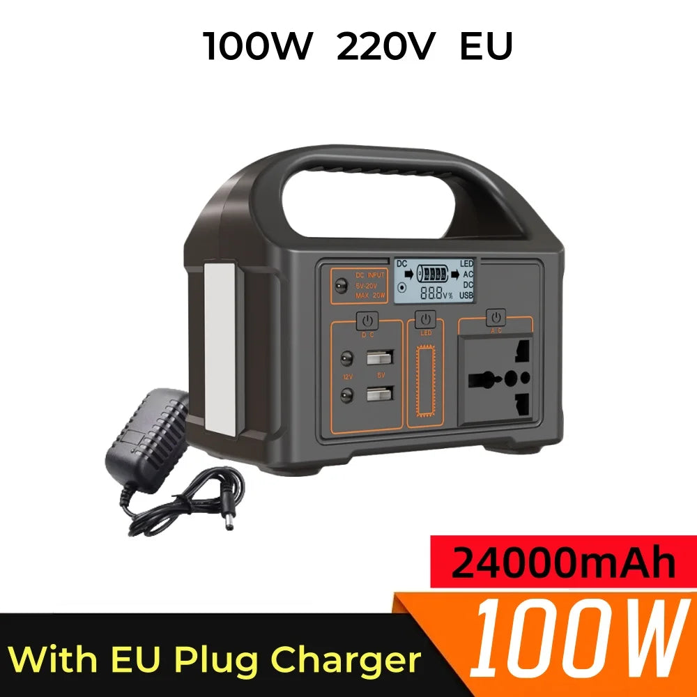 Jsdsolar 300W Portable Solar Power Station Generator 110V 220V