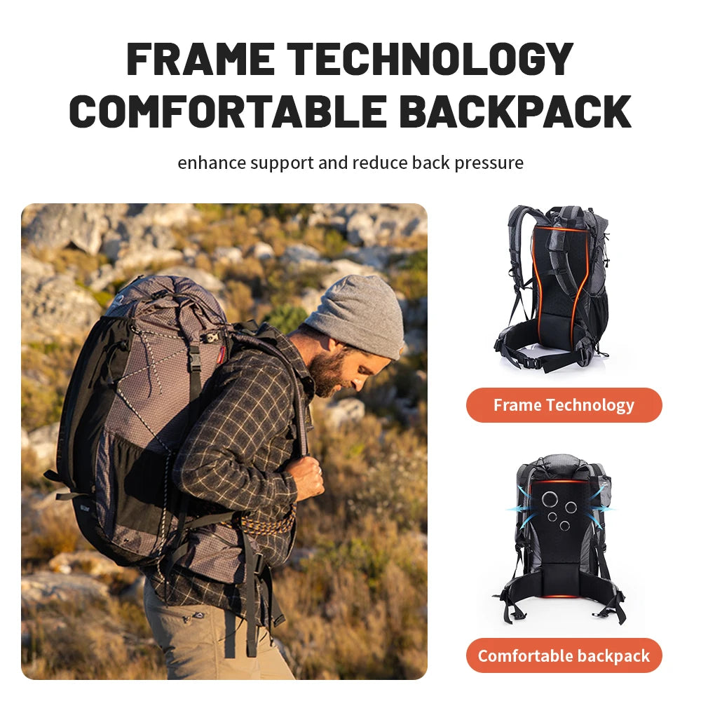 Naturehike Ultralight Camping Backpack Large Capacity Travel Pack