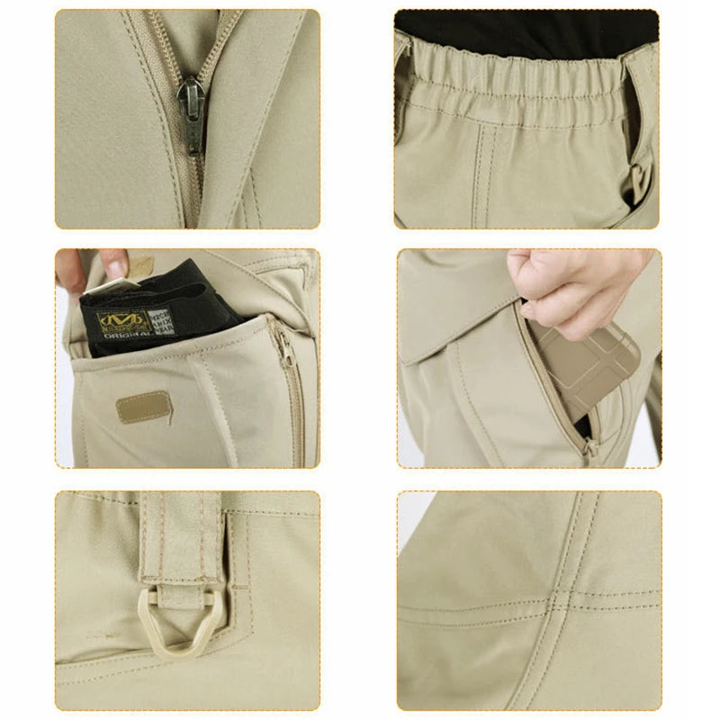 TRVLWEGO Men's Tactical Hiking Pants With Multiple Pockets