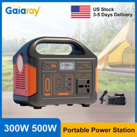 GaiaRay 500W Portable Power Station 110V Solar Generator