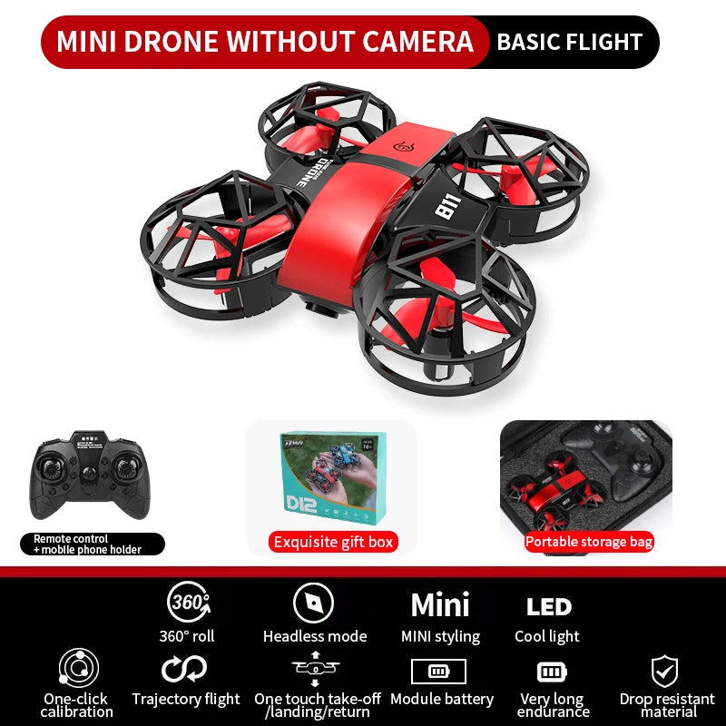 Dowellin D12 Mini RC Drone Quad Copter With Fixed Camera