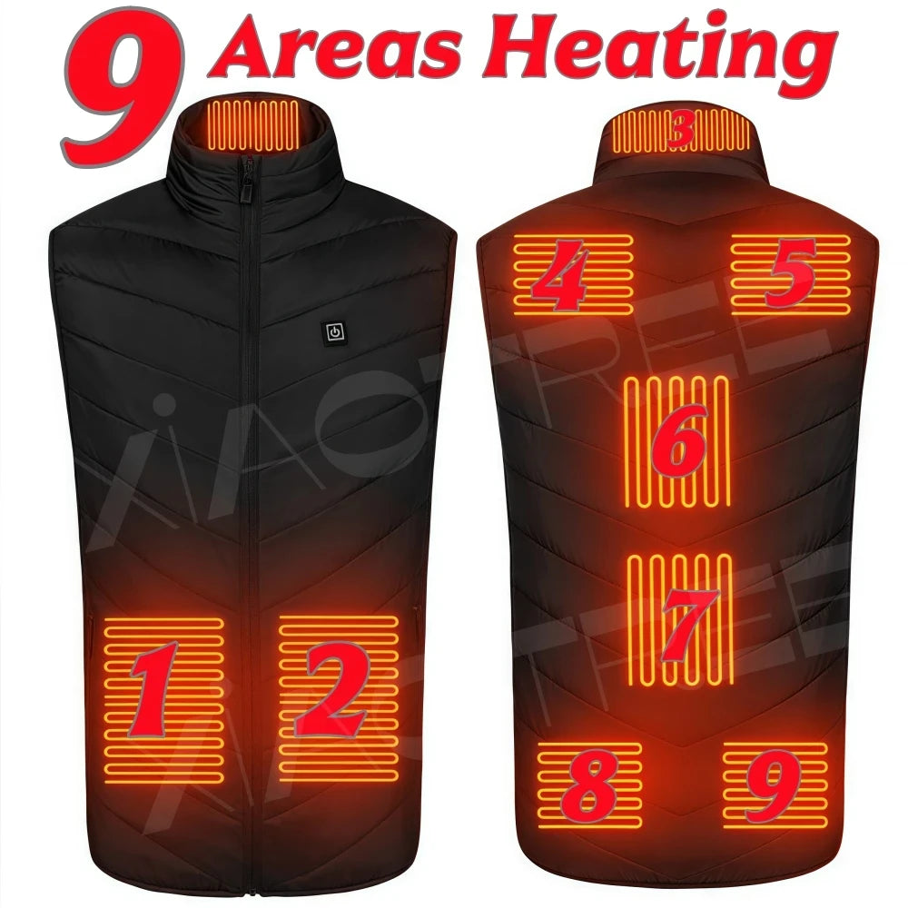 XIAOTREECN Heated Vest Jacket For Men And Women Outdoor