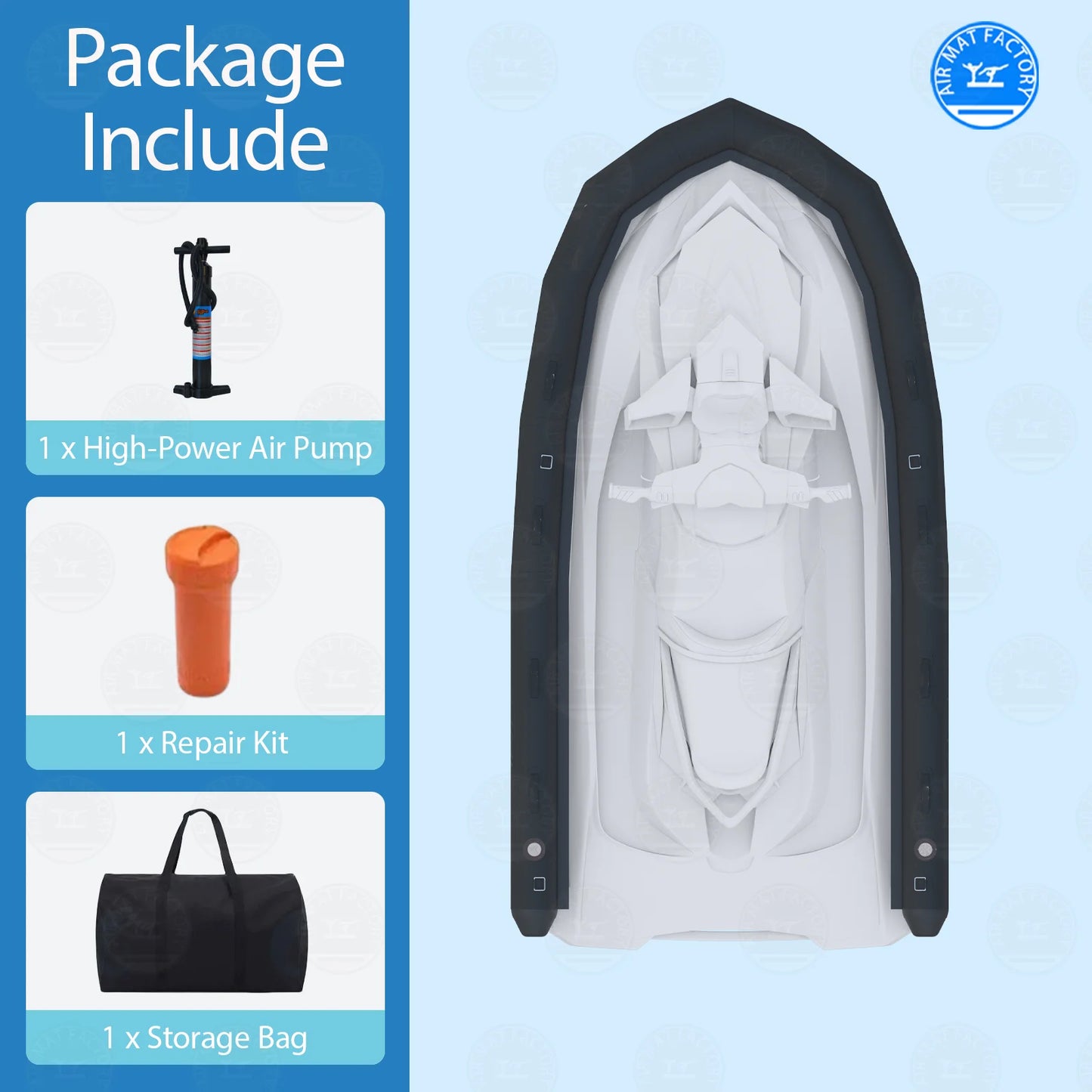 EJIA Inflatable PVC Jet Ski Collar For Yamaha Motorboats