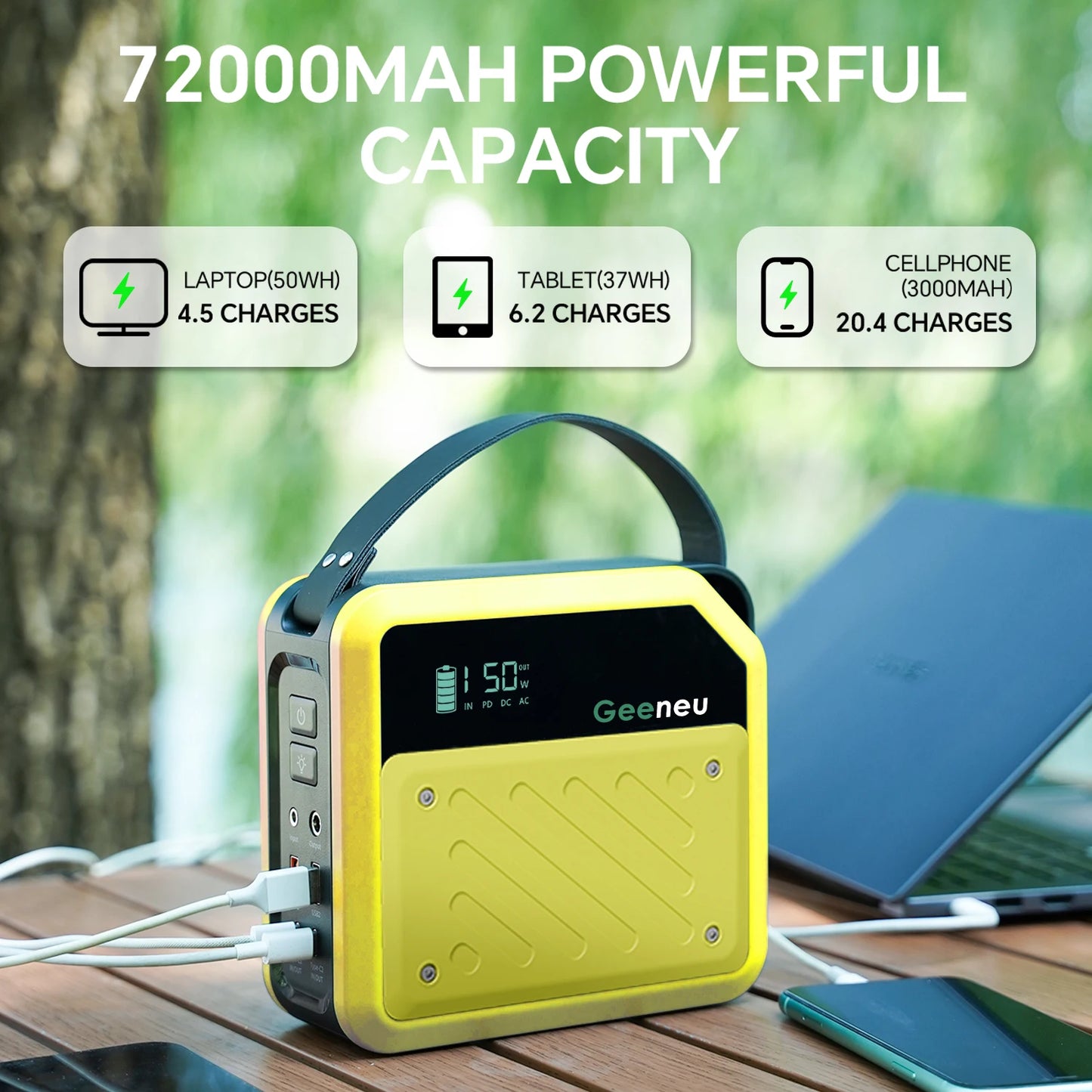 Geeneu 268W Portable Power Station High Capacity LiIon