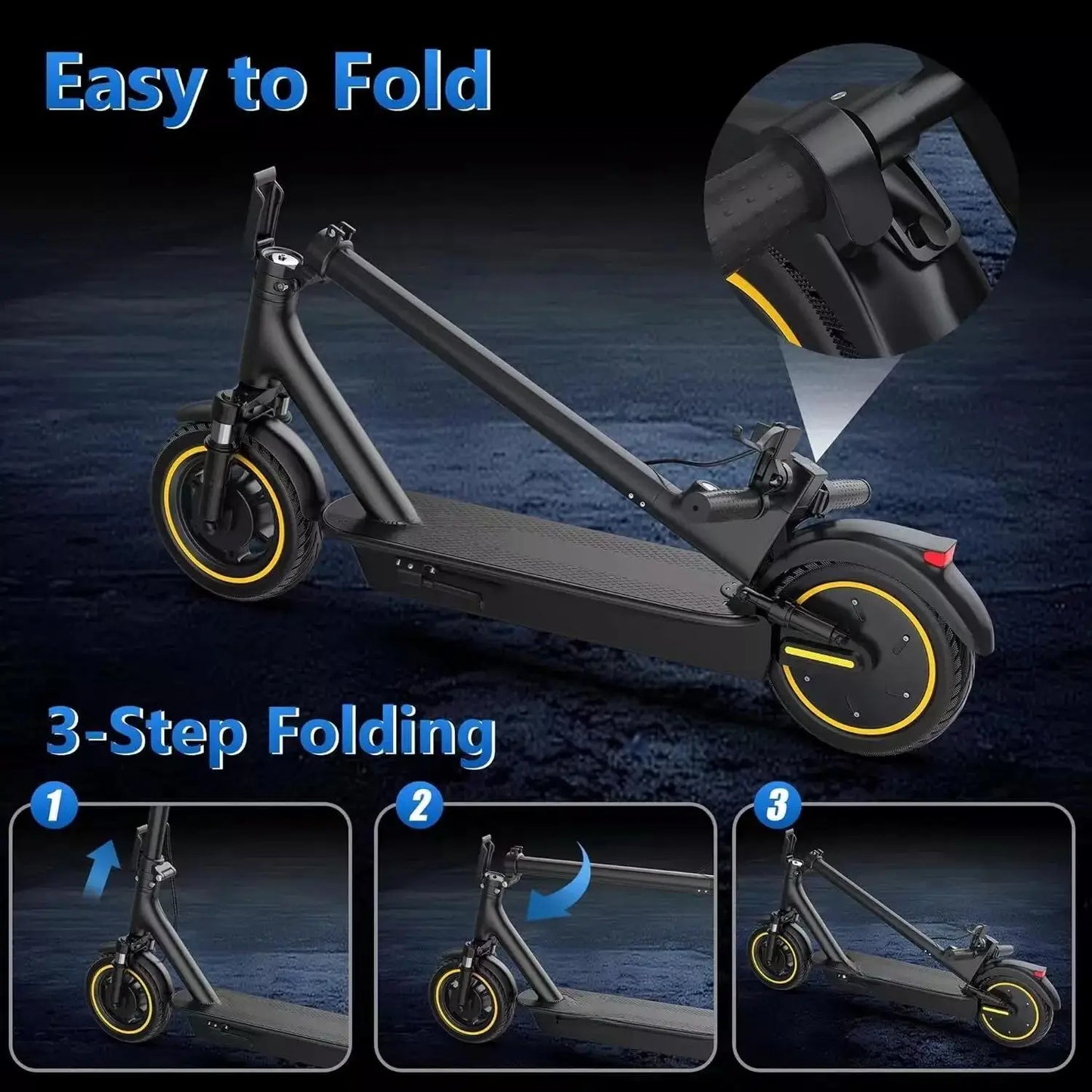 Ladped LPMAX Electric Scooter Dual Shock Long Range 22 MPH