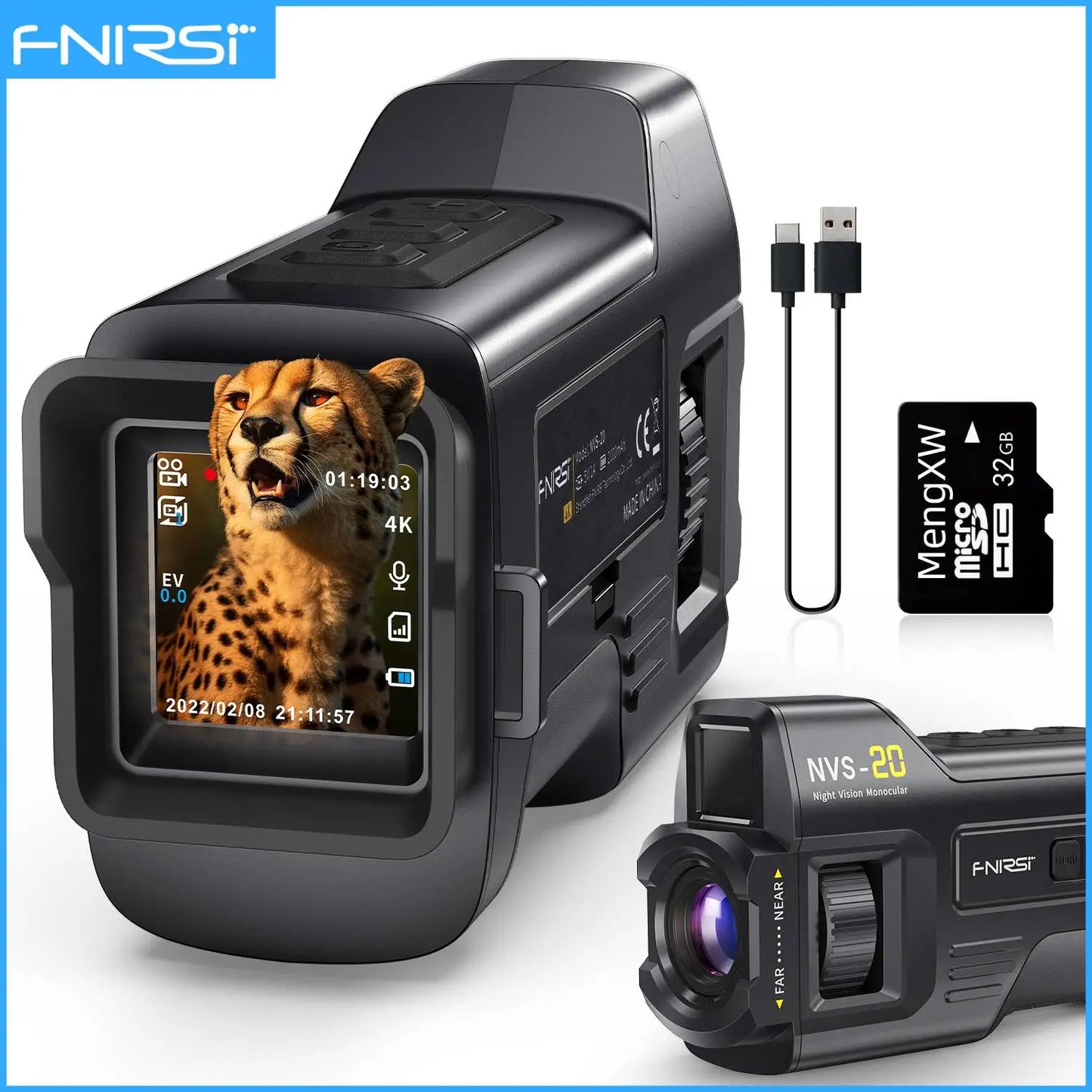 FNIRSI NVS-40 NVS-20 4K Hd Recorder For Surveillance And Capture