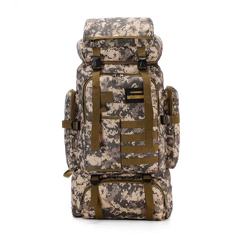 NONECN Tactical Backpack Large Capacity For Hiking Travel Waterproof