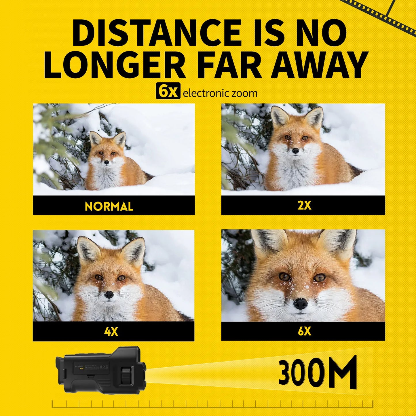 FNIRSI NVS-20 4K Monocular Telescope With 5x Digital Zoom