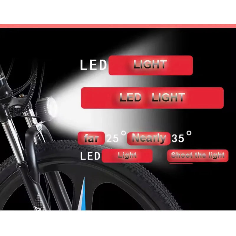 Foldable City Electric Bike For Adults With 500W Brushless Motor