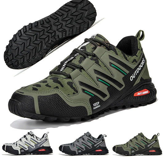 CC Chengta Men Hiking Shoes Waterproof Leather Trail Boots