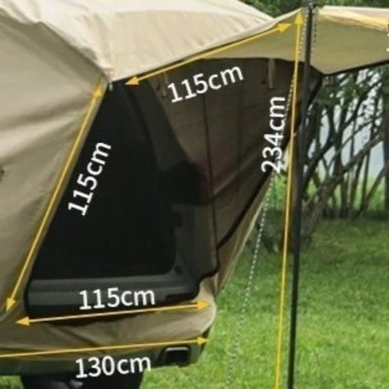 OEING SUV Car Tent Outdoor Portable Sun Resistant Tents