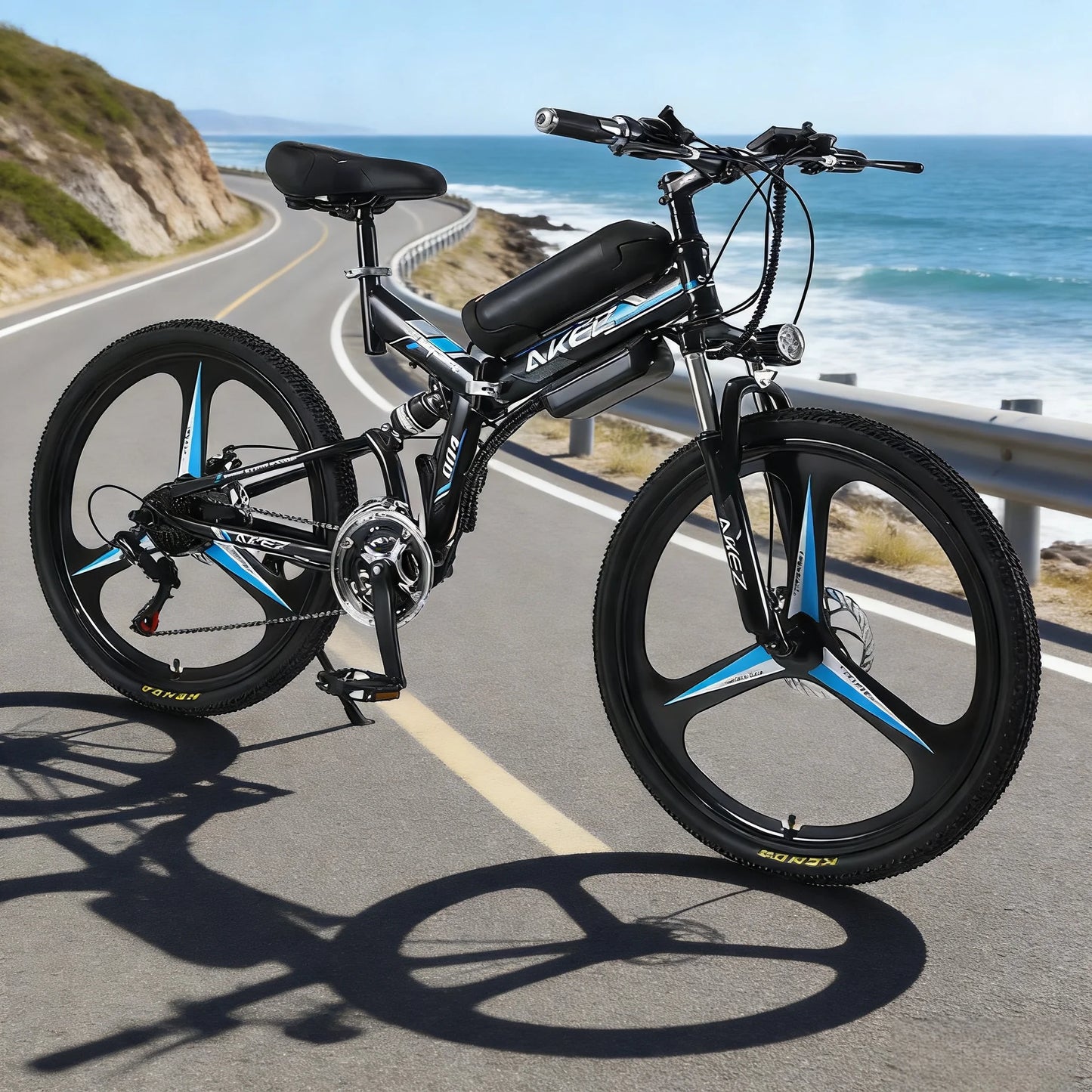 Foldable City Electric Bike For Adults With 500W Brushless Motor