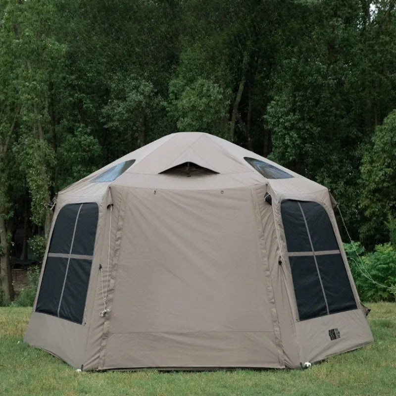 OIMG Quick Inflatable Outdoor Family Camping Tent Waterproof