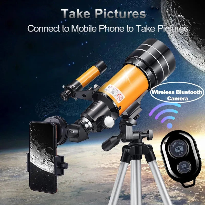 Borwolf F30070 Monocular Astronomical Telescope 150X Zoom