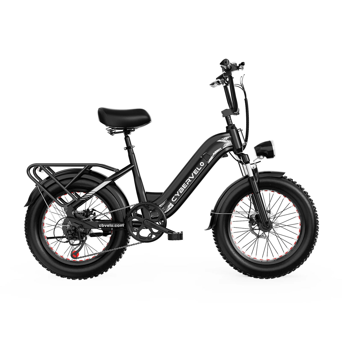 Cybervelo Step Thru Electric Bike 1500W Motor 7 Speed Commuter