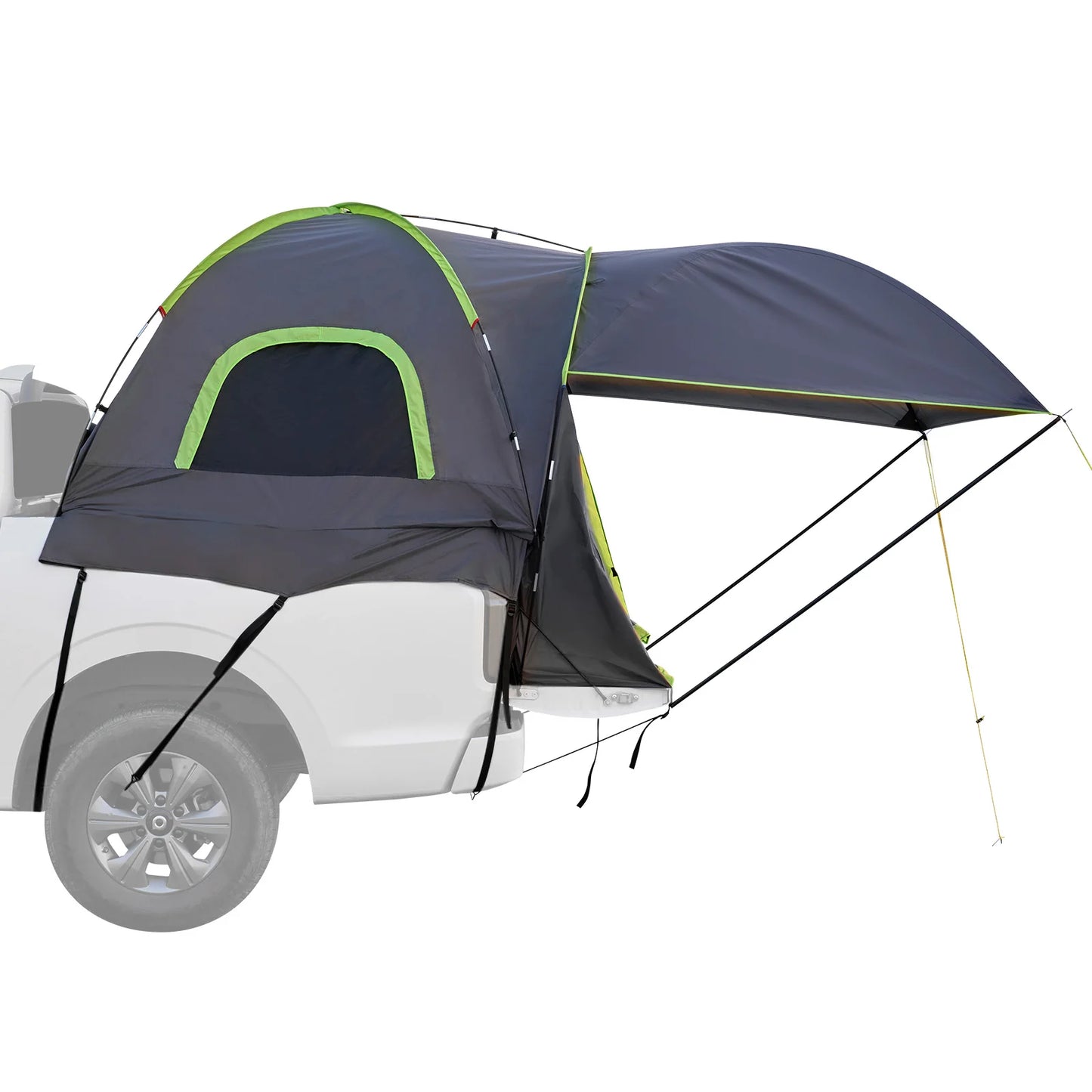 SucceBuy Pickup Truck Tent With Waterproof PU2000 And Awning