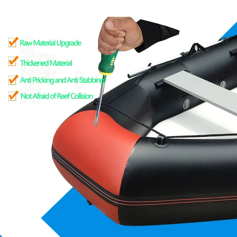 IHOME BOATPARTS PVC Inflatable Fishing Boat For Sea Use
