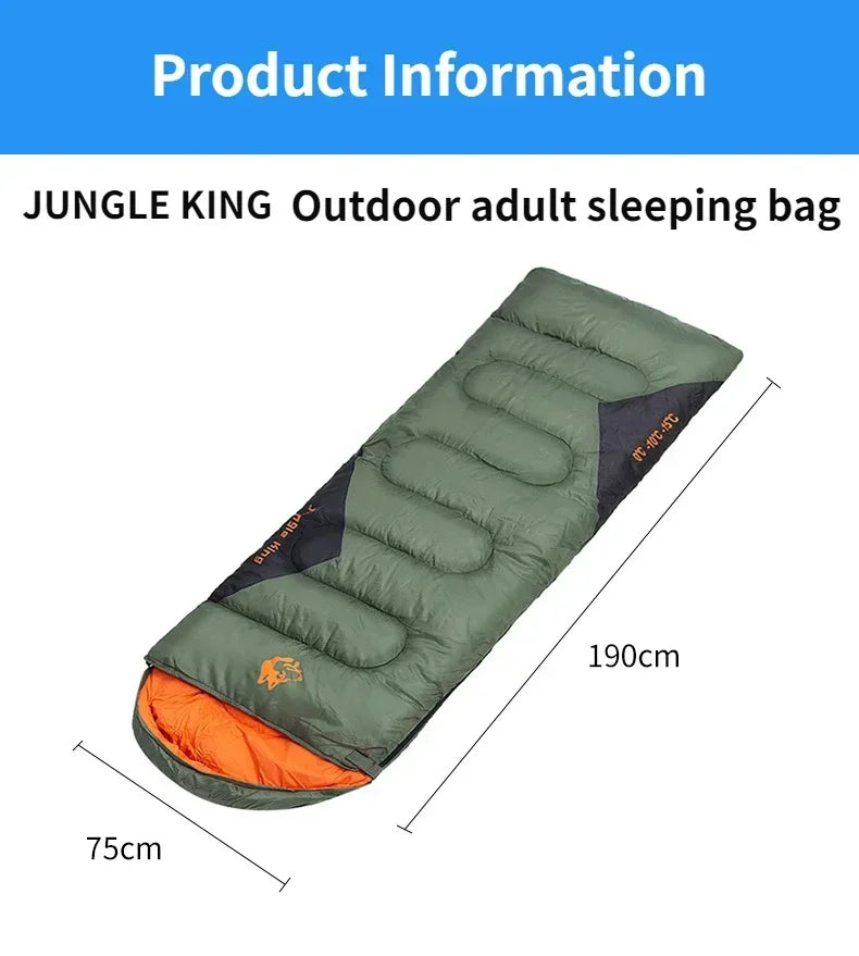 MOUNTAINHIKER Jungle King Camping Sleeping Bag Ultralight Waterproof 4 Season
