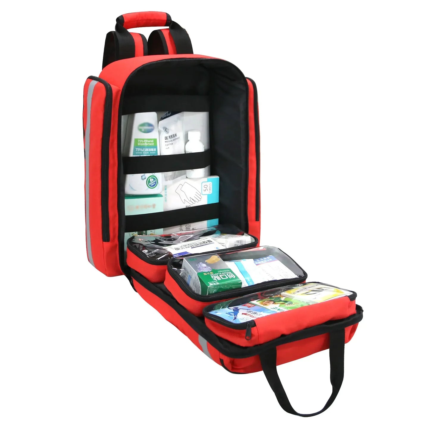 Emergency First Aid Backpack Kit For Outdoor Survival