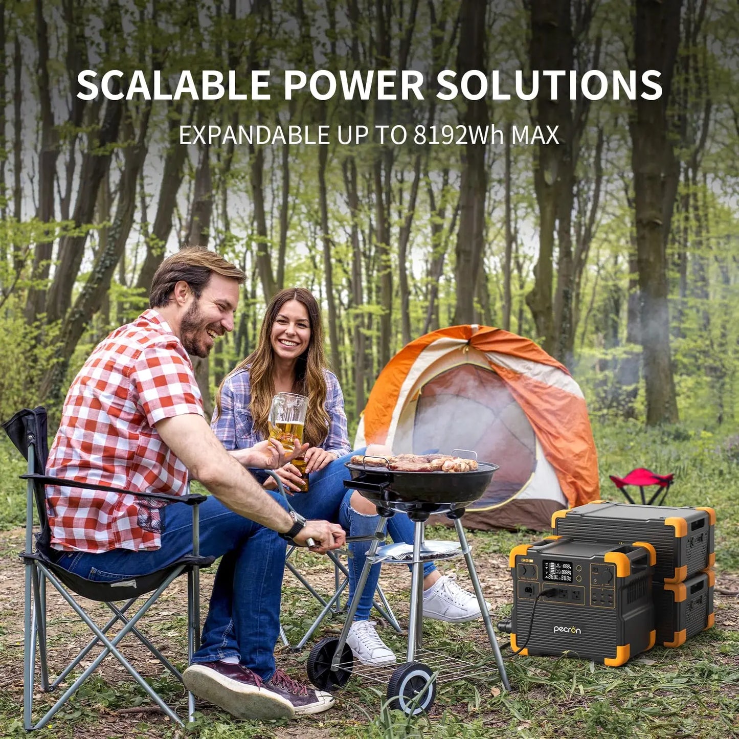 E2400LFP Portable Power Station 2048Wh Solar Generator