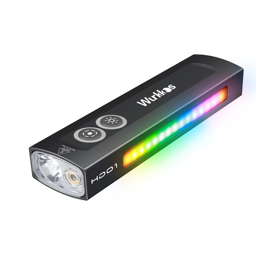 Wurkkos HD01 1200LM Multifunctional Flashlight IP65 RGB For Hiking