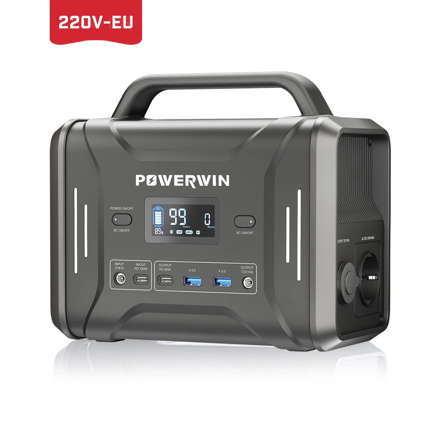 Powerwin 320Wh Portable Power Station PPS320 Solar Generator