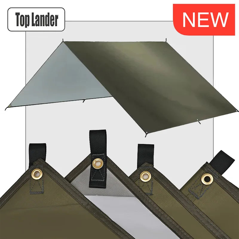 Top Lander Camping Tarp Waterproof Sun Shelter Outdoors