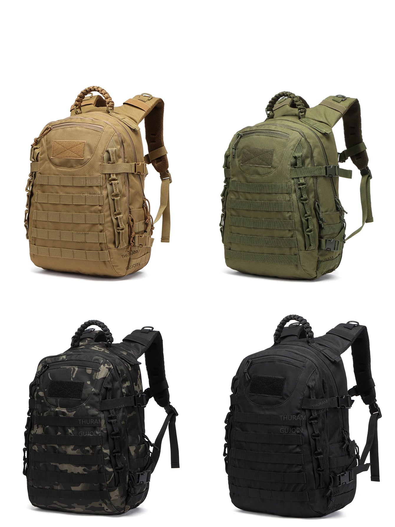 Thuram Waterproof Tactical Backpack With MOLLE System