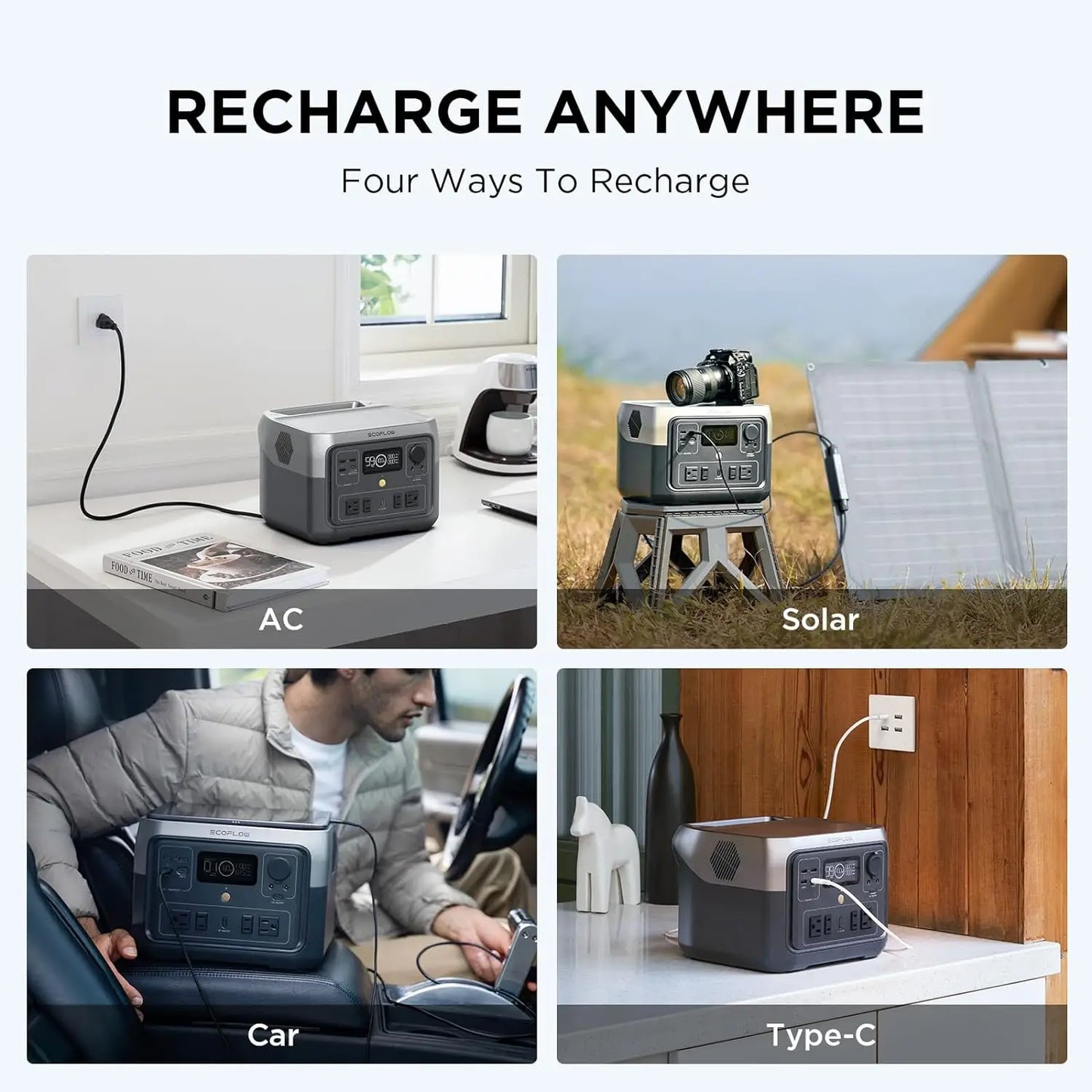 ECOFLOW River 2 Max Portable Power Station 499Wh LiFePO4 Battery