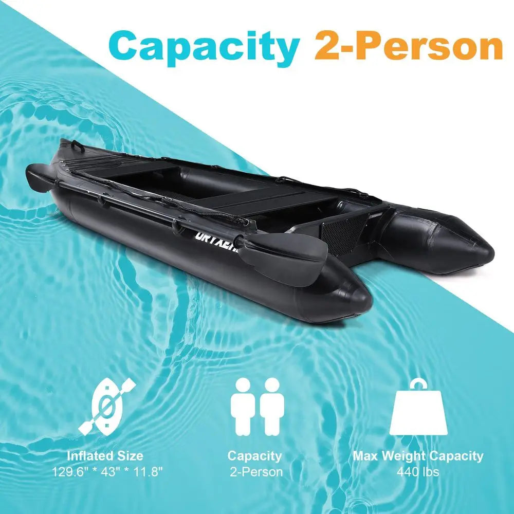 Inflatable Dinghy Boat For Adults Portable With Paddle And Seat