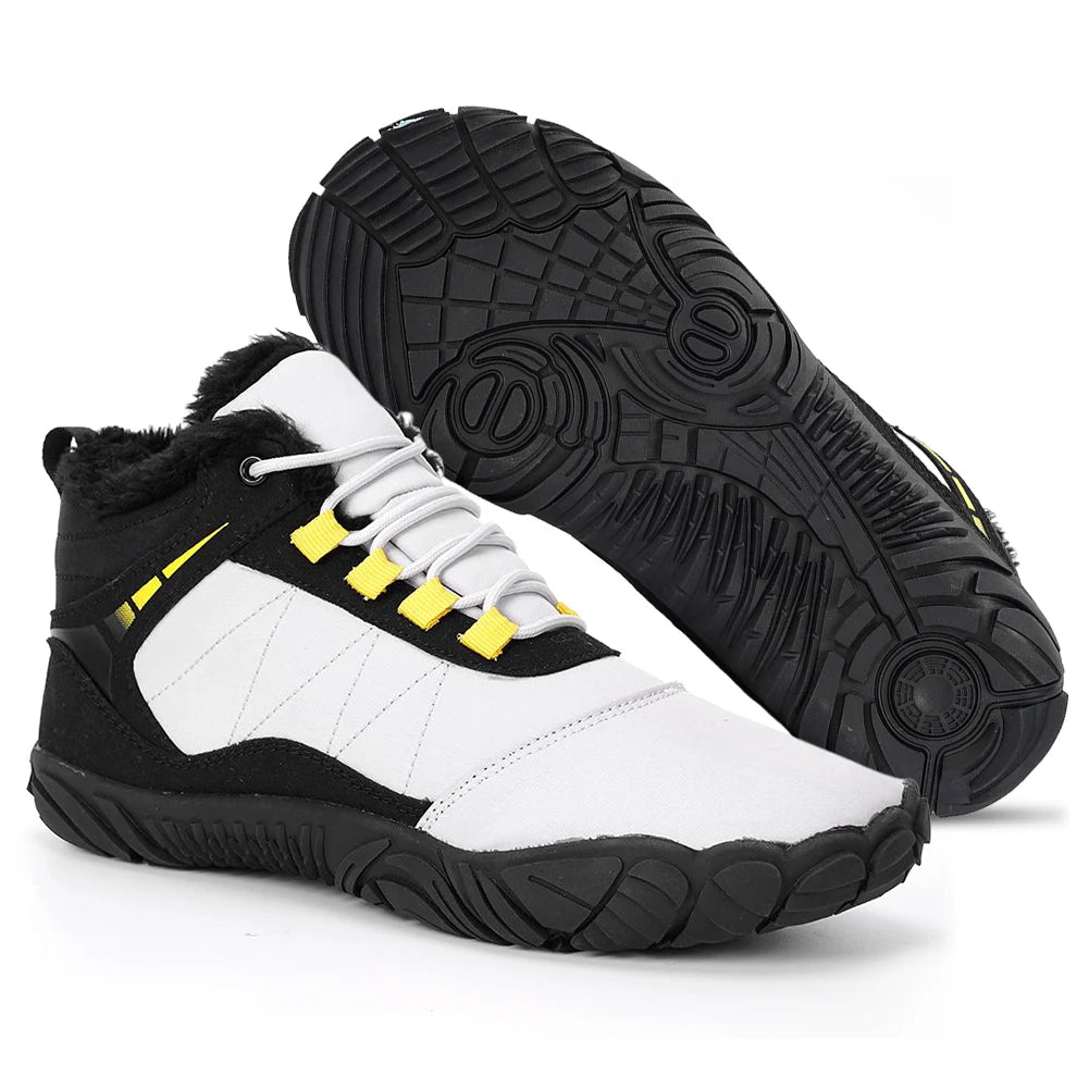 Winter Barefoot Snow Boots For Men Non Slip Trekking Shoes