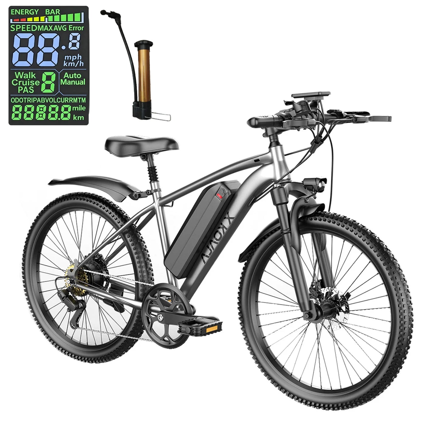 X-koala Electric Mountain Bike With 1000W Peak Motor