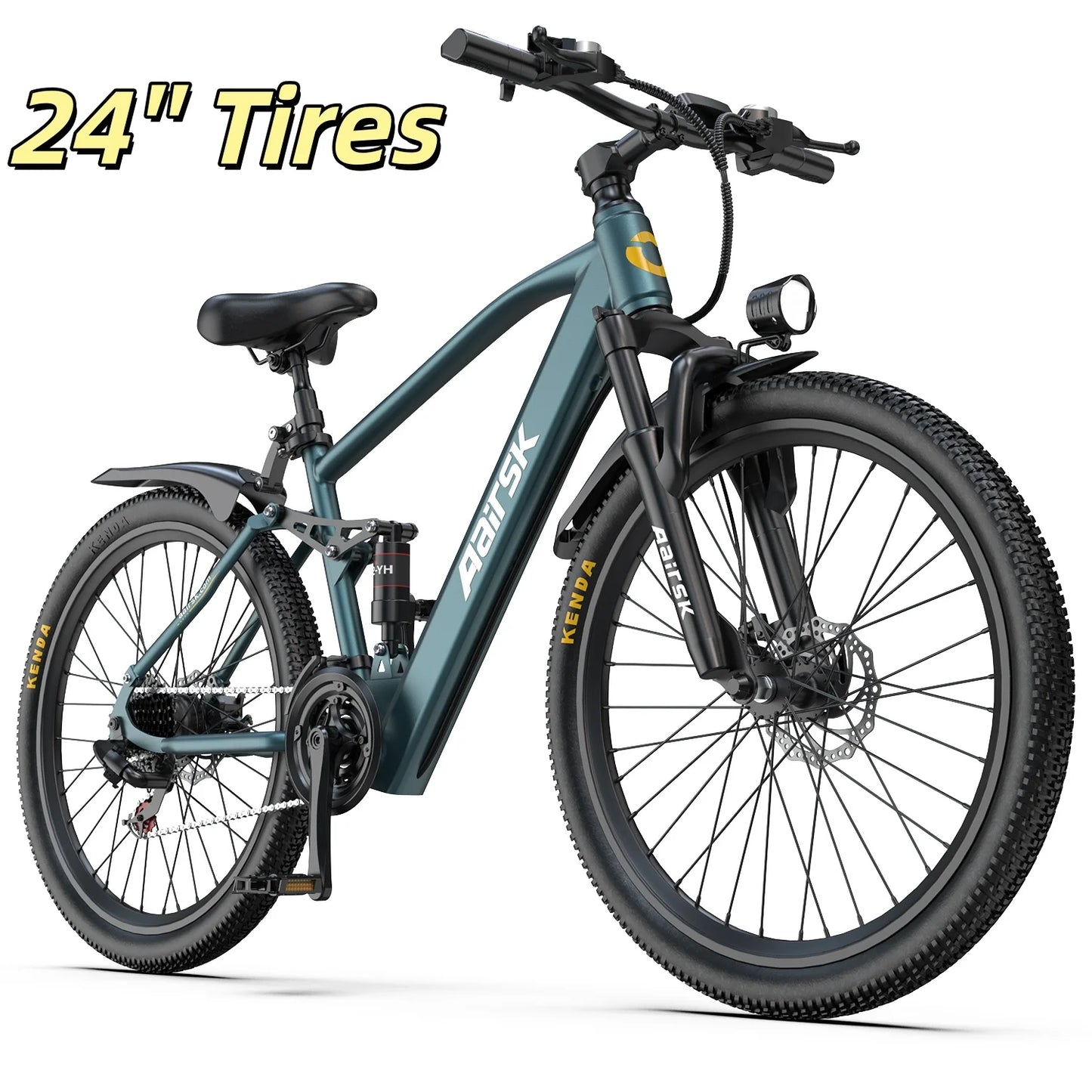 EOEOTWO GT900 750W Electric Mountain Bike With Full Suspension UL 2849 Certified