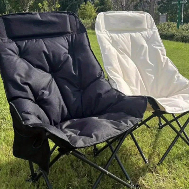 Liushaduola High Back Moon Chair Outdoor Folding Chair Set