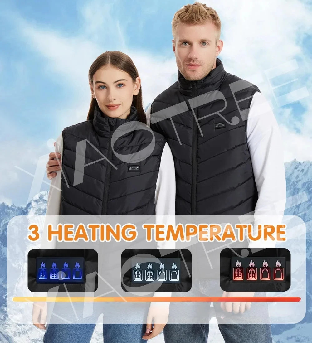 XIAOTREECN Heated Vest Jacket For Men And Women Outdoor