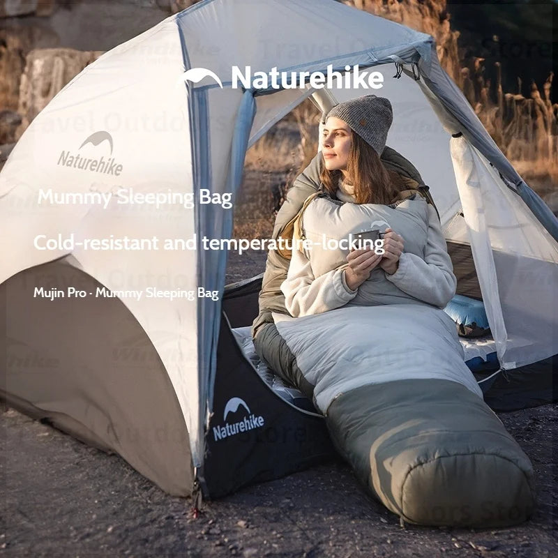 Naturehike Mummy Sleeping Bag Winter Warm Lightweight Outdoor Camping