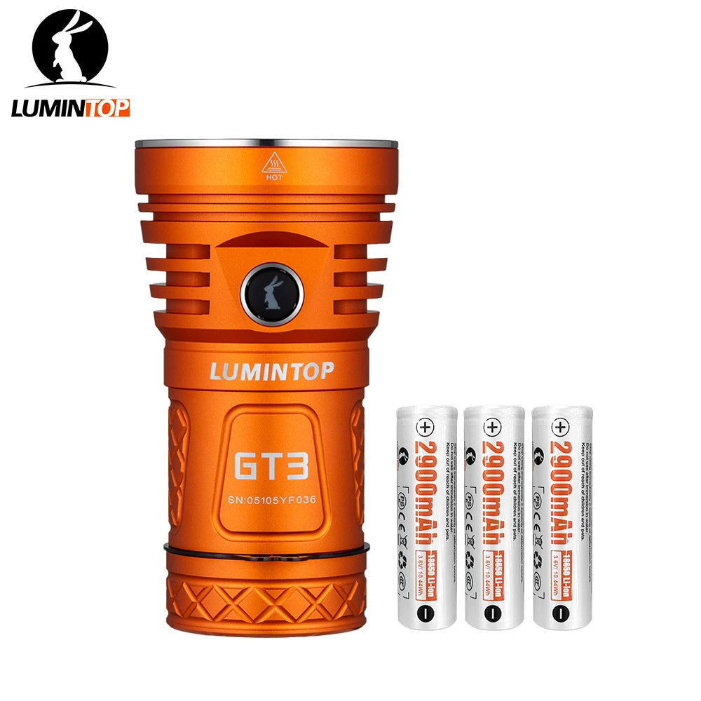 Lumintop GT3 21000 Lumens 4x18650 LED Flashlight Long Range