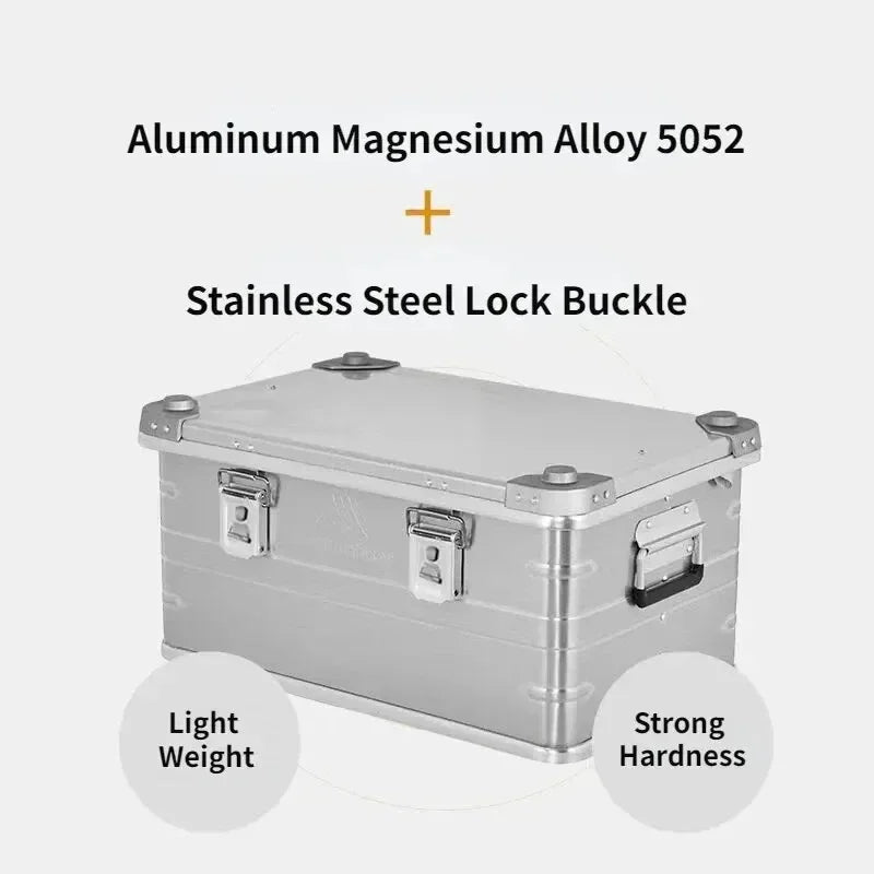 MOUNTAINHIKER Outdoor Storage Box Aluminum Alloy Large Capacity