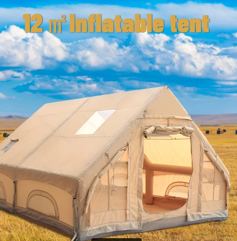 Inflatable Camping Tent With Skylight And Breathable Mesh Four Season
