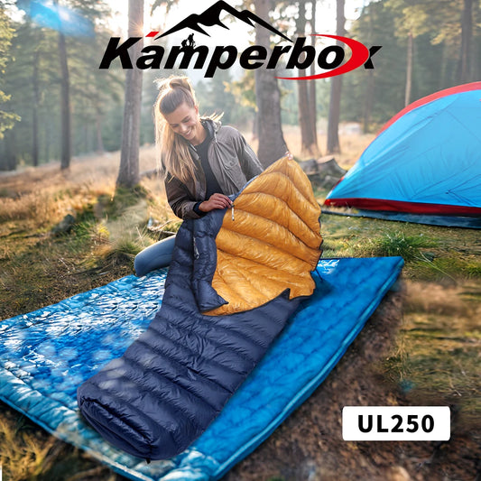 Kamperbox Ultralight Down Sleeping Bag For Camping Adventures
