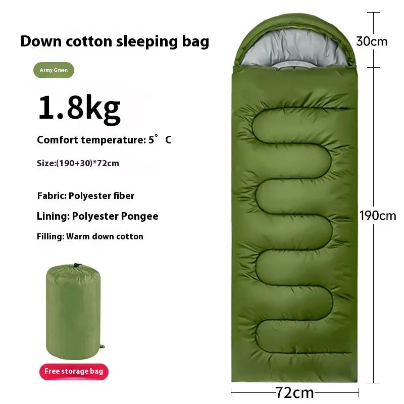 NONECN Ultralight Waterproof Sleeping Bag 4 Season Envelope