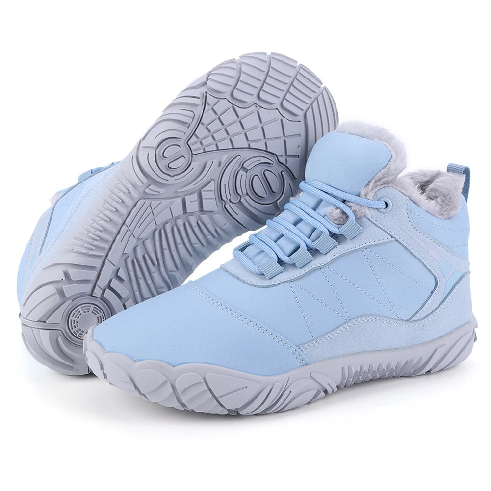 Winter Barefoot Snow Boots For Men Non Slip Trekking Shoes