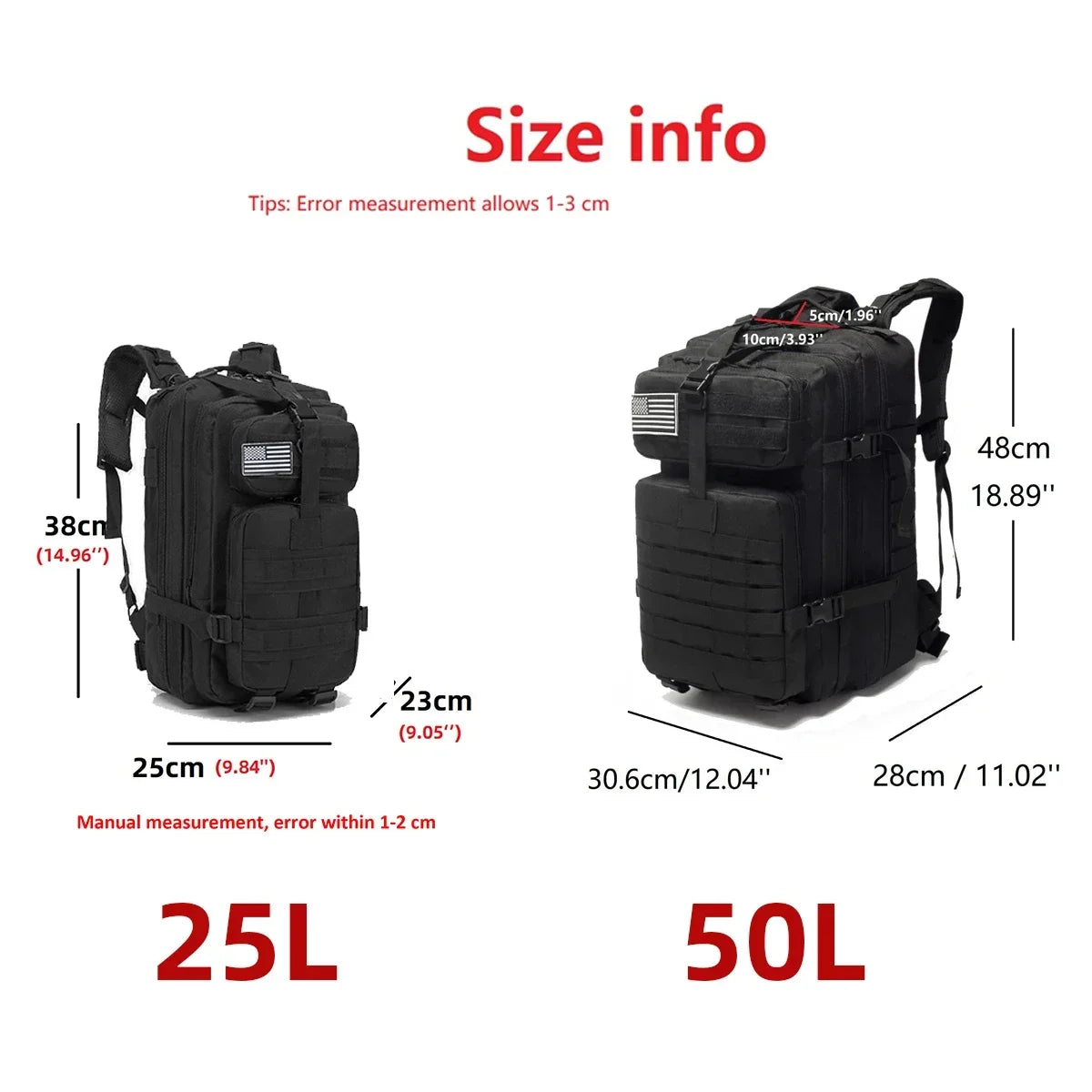 Thuram 1000D Nylon Waterproof Trekking Tactical Backpack For Outdoor