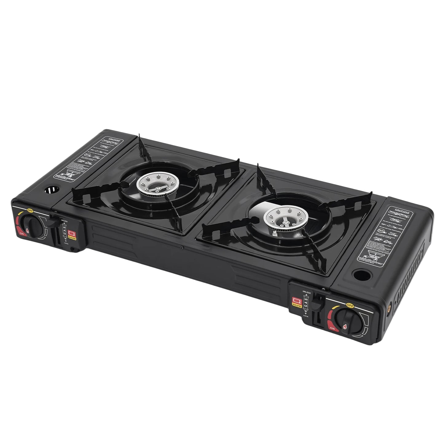 Camping Stove 2 Burner 2500W Butane Gas Burner for Outdoor