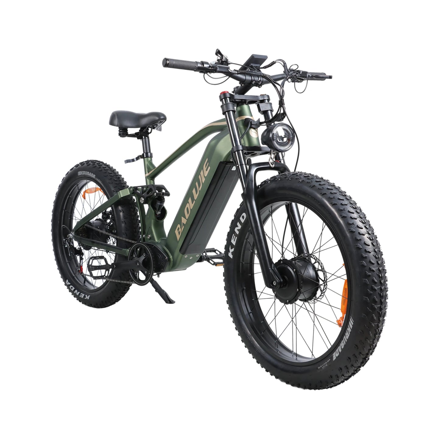 Baolujie P2 Electric Bike for Adults Dual Motor 52V 23Ah 90 Mile Range