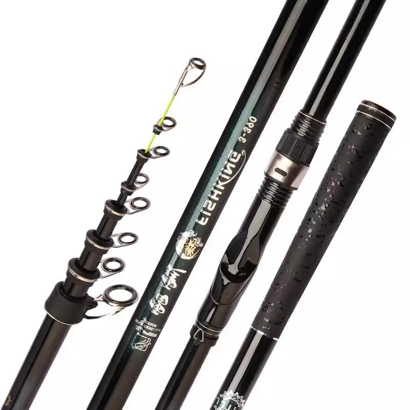 GTOFYU Rock Fishing Rod Ultralight Telescopic Spinning